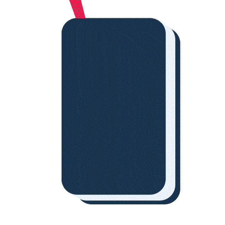 Gif of a book, representing knowledge